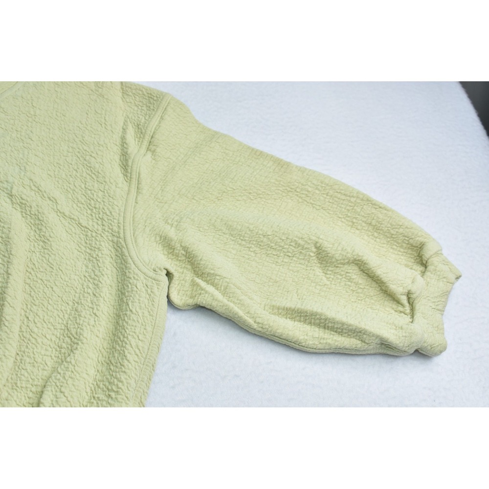 Lululemon Textured Women's Pullover Size 4 Crewneck Dew Green Activewear - Picture 5 of 12
